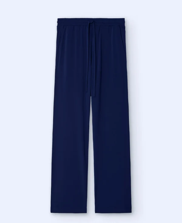 Adolfo Dominguez Calças | Calças Jogger Azul-Marinho