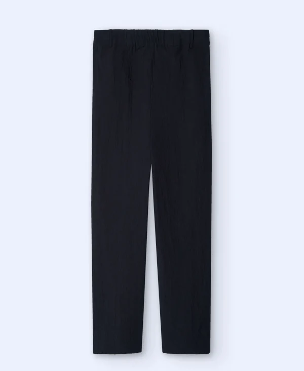 Adolfo Dominguez Calças | Calças Largas Pelo Tornozelo Em Algodao Etico Preto