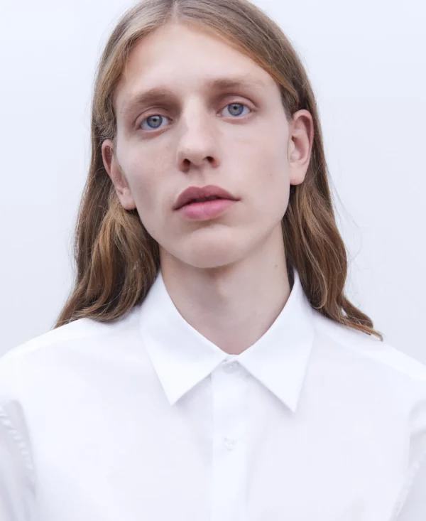 Adolfo Dominguez Camisas | Camisa Em Algodao Organico Branco