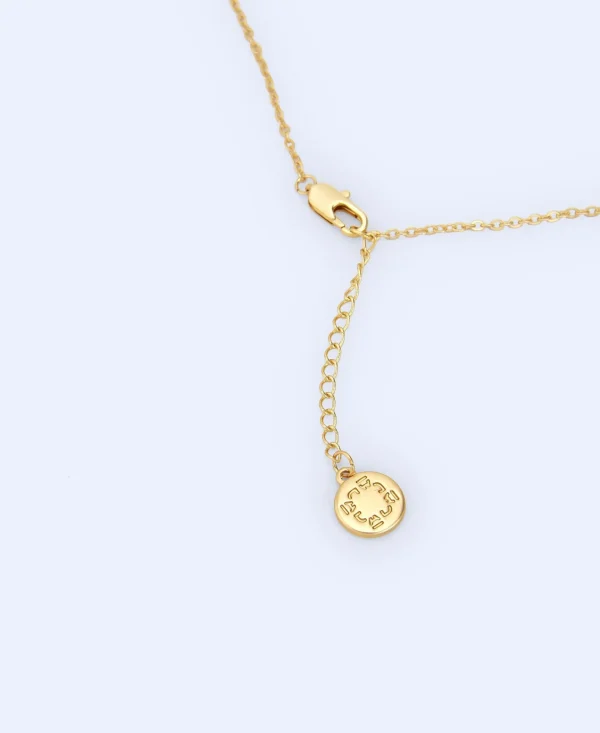 Adolfo Dominguez Bijuteria | Colar Motivo Couve Em Latao E Zinco Dourado