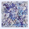 Adolfo Dominguez Foulard | Lenco Estampado Azul Eletrico