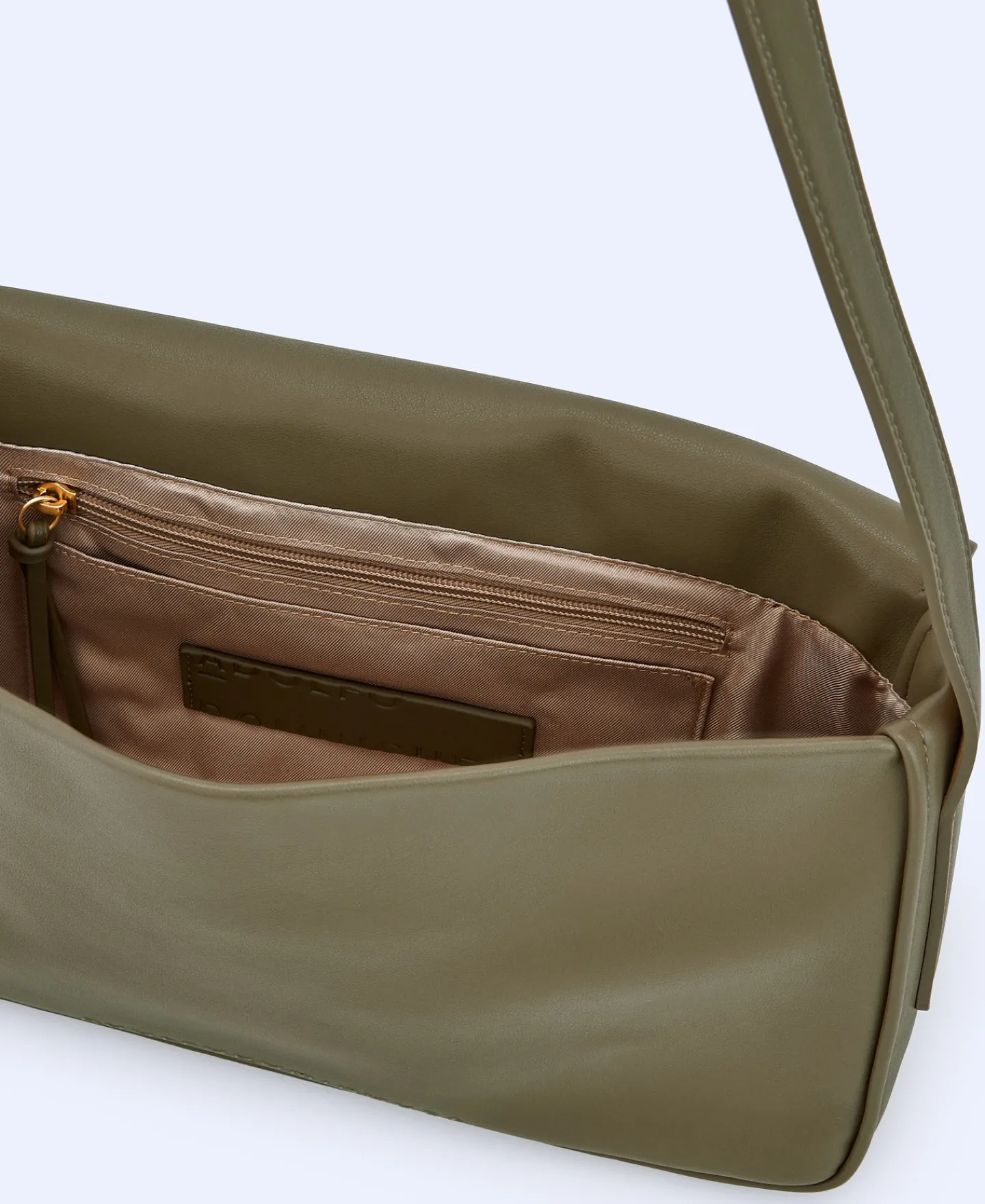 mala_a_tiracolo_media_com_2-3.webp Adolfo Dominguez Malas | Mala A Tiracolo Media Com Textura Lisa Verde Escuro