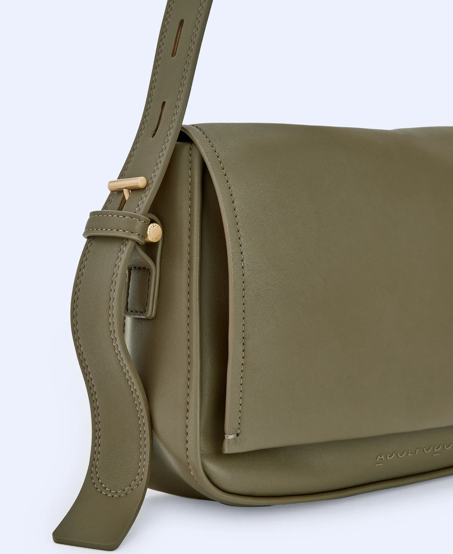 mala_a_tiracolo_media_com_3-3.webp Adolfo Dominguez Malas | Mala A Tiracolo Media Com Textura Lisa Verde Escuro