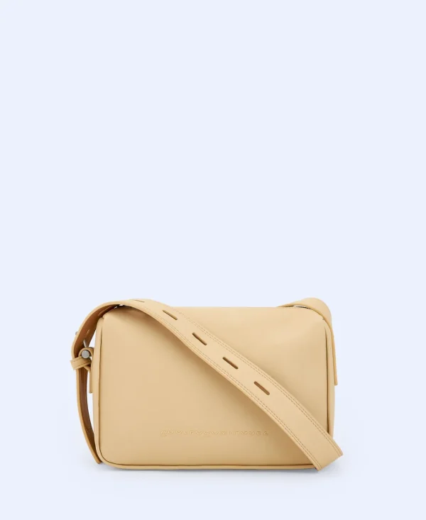 Adolfo Dominguez Malas | Mala A Tiracolo Media Em Poliester Reciclado. Amarelo Claro