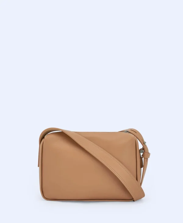 Adolfo Dominguez Malas | Mala A Tiracolo Media Em Poliester Reciclado. Camel