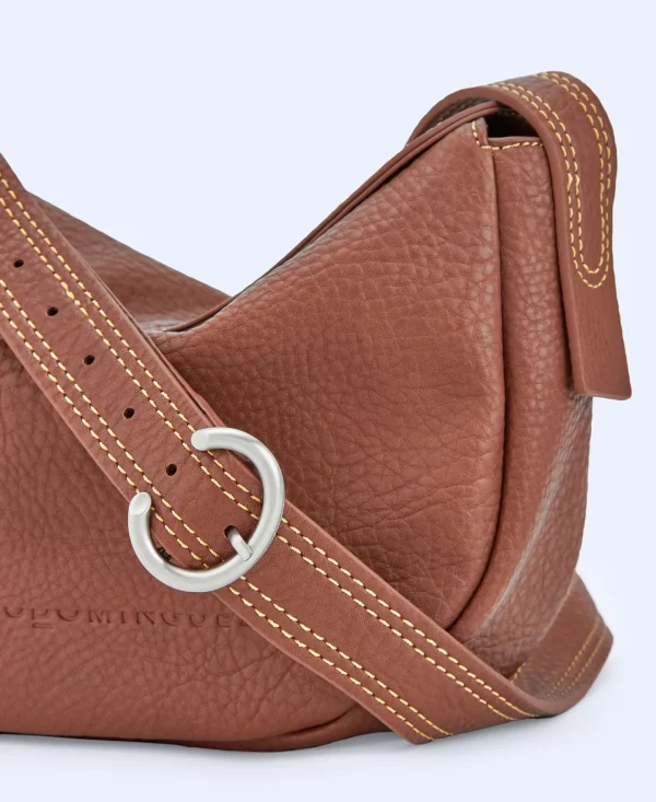 Adolfo Dominguez Malas | Mala A Tiracolo Media Em Material Reciclado. Castanho