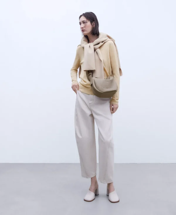 Adolfo Dominguez Malas | Mala A Tiracolo Media Em Material Reciclado. Pedra