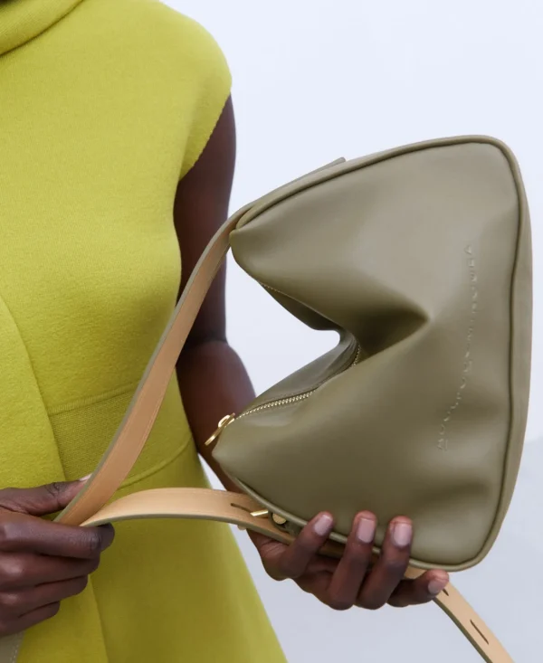 Adolfo Dominguez Malas | Mala A Tiracolo Media Em Poliester Reciclado. Verde Escuro