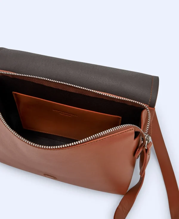 Adolfo Dominguez Malas | Mala Baguette Made In Spain Em Pele Tijolo