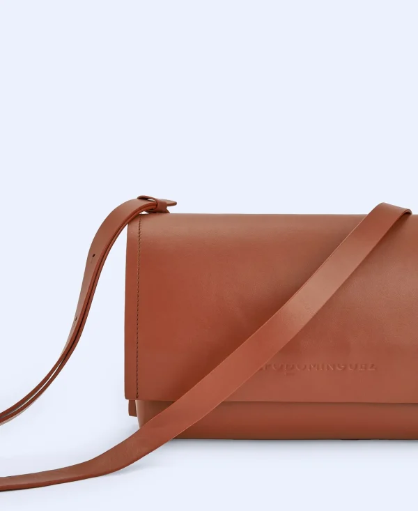 Adolfo Dominguez Malas | Mala Baguette Made In Spain Em Pele Tijolo