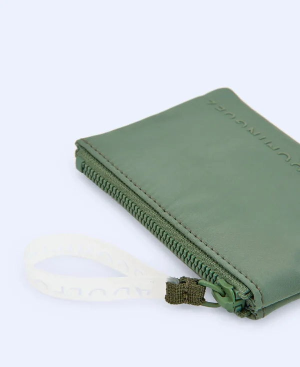 Adolfo Dominguez Marroquinaría | Porta-Moedas Retangular Em Textura Lisa Verde-Claro