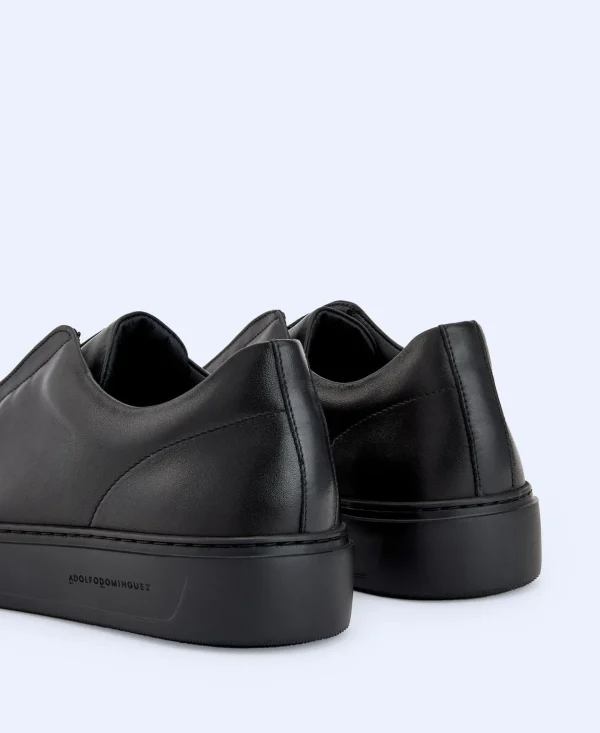 Adolfo Dominguez Sapatos | Tenis Com Ponta Engomada Preto
