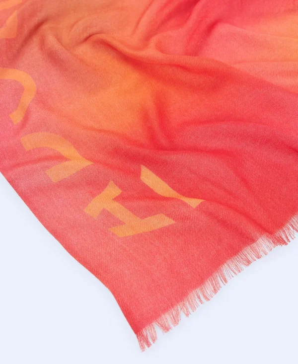 Adolfo Dominguez Foulard | Xaile Com Estampado Digital Em Modal Rosa Escuro